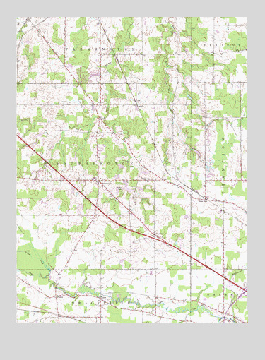 Southington, OH USGS Topographic Map