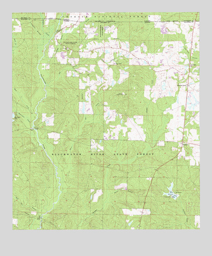 Blackman, FL USGS Topographic Map
