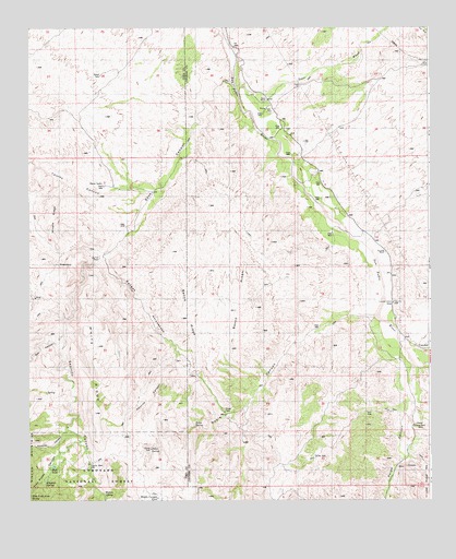 Soza Canyon, AZ USGS Topographic Map