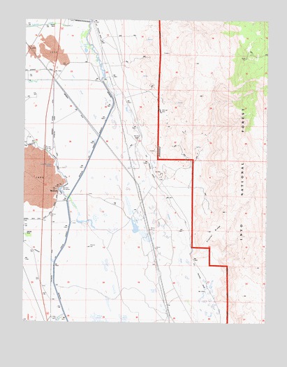 Blackrock, CA USGS Topographic Map