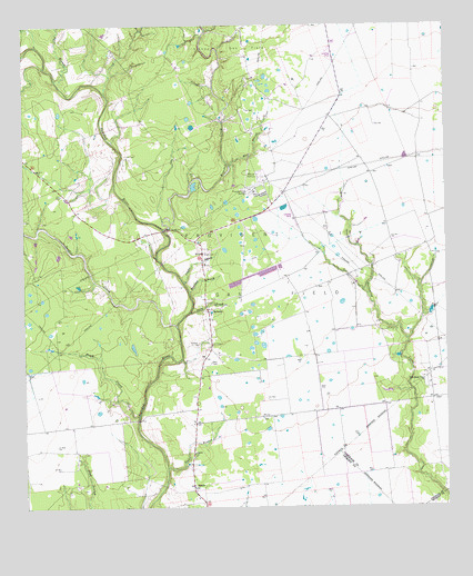 Speaks, TX USGS Topographic Map