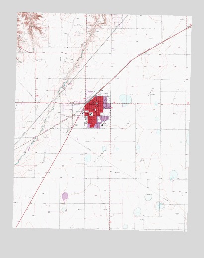 Spearman, TX USGS Topographic Map