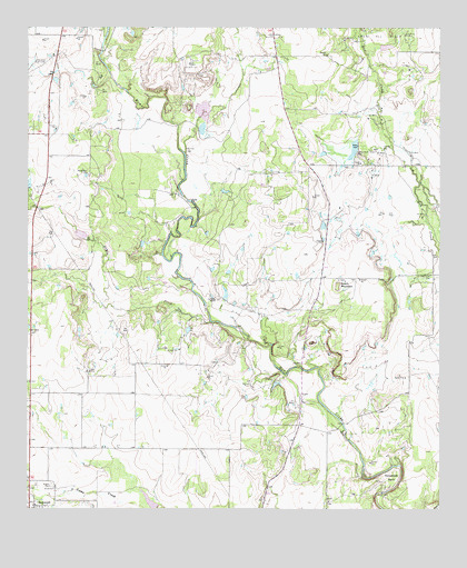 Speck Mountain, TX USGS Topographic Map