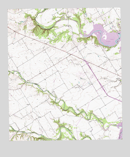 Speegleville, TX USGS Topographic Map