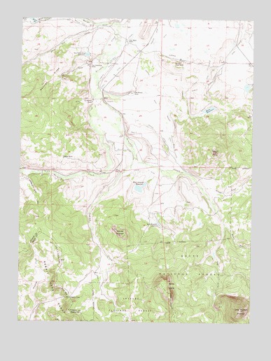 Spicer Peak, CO USGS Topographic Map