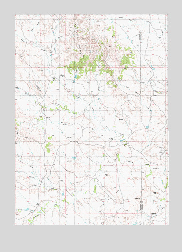 Split Hill, WY USGS Topographic Map