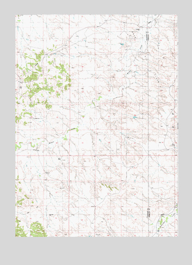 Split Hill SW, WY USGS Topographic Map