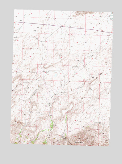 Split Rock NW, WY USGS Topographic Map