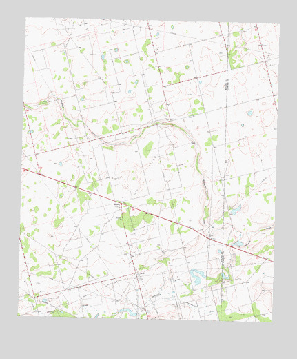Spraberry, TX USGS Topographic Map