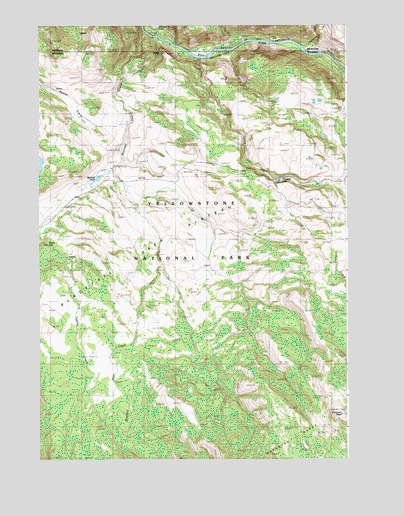Blacktail Deer Creek, WY USGS Topographic Map