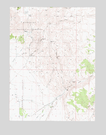 Spring City, NV USGS Topographic Map