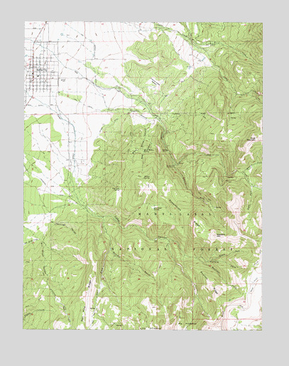 Spring City, UT USGS Topographic Map
