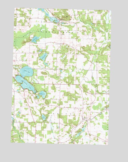 Spring Lake, WI USGS Topographic Map