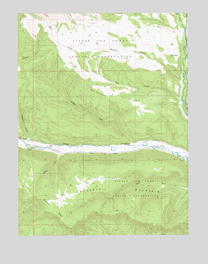 Blacktail Mountain, UT USGS Topographic Map