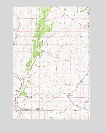 Spring Valley, WA USGS Topographic Map