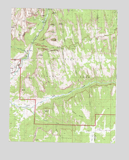 Springdale East, UT USGS Topographic Map