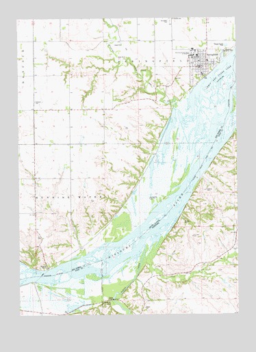 Springfield, SD USGS Topographic Map