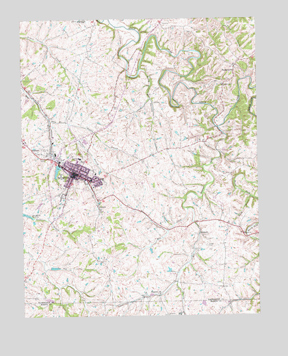 Springfield, KY USGS Topographic Map
