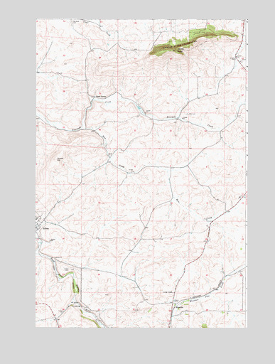 Albion, WA USGS Topographic Map