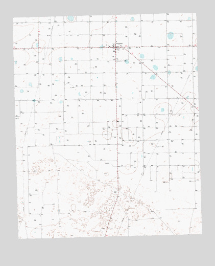 Springlake, TX USGS Topographic Map