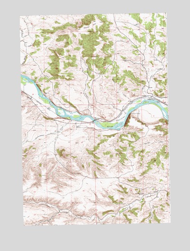 Springtime, MT USGS Topographic Map
