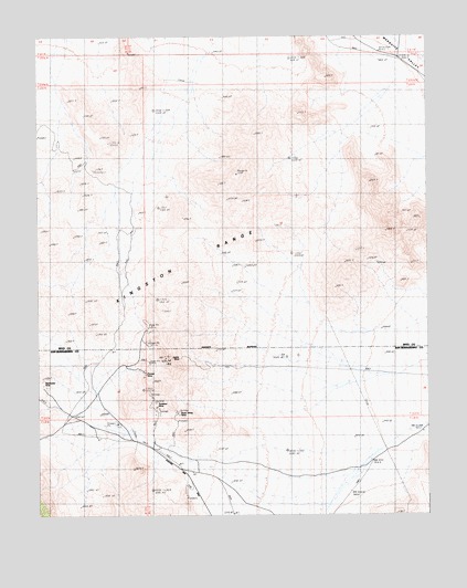 Blackwater Mine, CA USGS Topographic Map