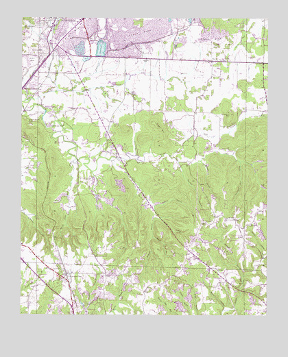 Spruce Pine, AL USGS Topographic Map