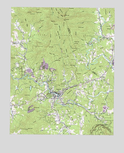 Spruce Pine Nc Topographic Map Topoquest