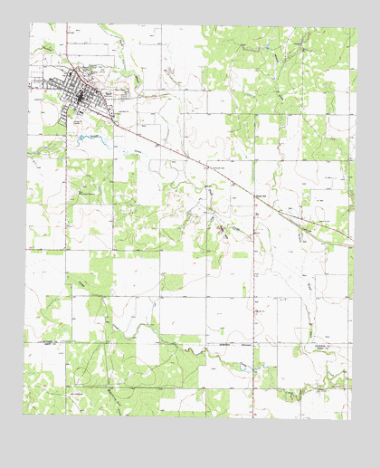 Spur, TX USGS Topographic Map