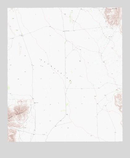 Square Mesa, TX USGS Topographic Map