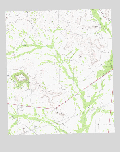 Square Top Mountain, TX USGS Topographic Map