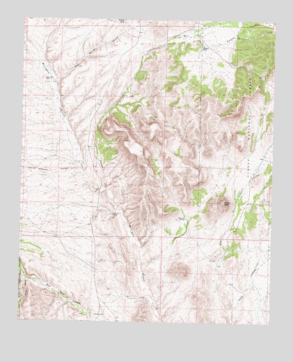 Squaw Peak, NM USGS Topographic Map
