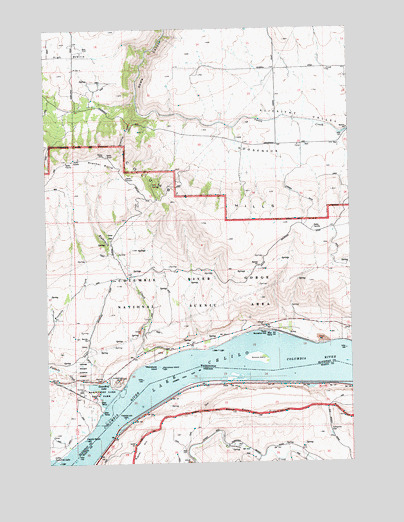 Stacker Butte, WA USGS Topographic Map