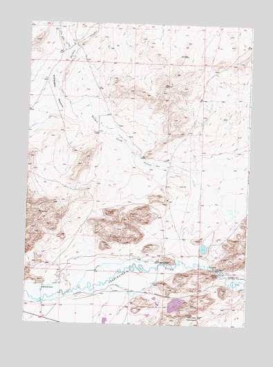 Stampede Meadow, WY USGS Topographic Map