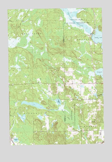 Stanberry East, WI USGS Topographic Map
