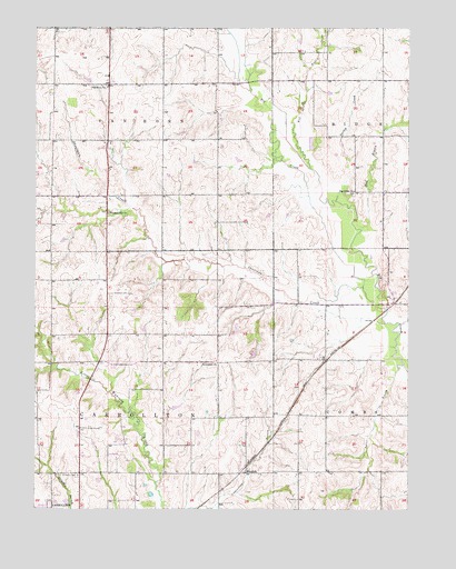 Standish, MO USGS Topographic Map