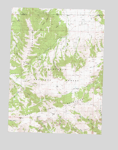 Standrod, UT USGS Topographic Map