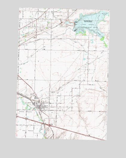 Stanfield, OR USGS Topographic Map
