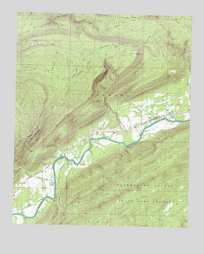 Stanley, OK USGS Topographic Map