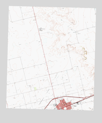 Stanton, TX USGS Topographic Map