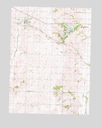 Stanton, IA USGS Topographic Map