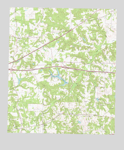 Starrville, TX USGS Topographic Map