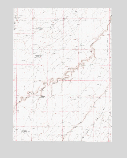 Starvation Spring, OR USGS Topographic Map