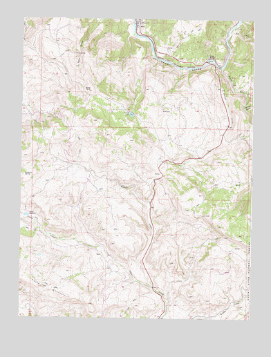 State Bridge, CO USGS Topographic Map