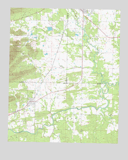 Albion, OK USGS Topographic Map