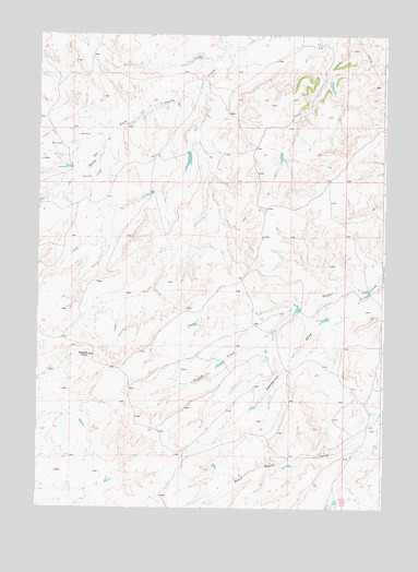 Statzer Point, WY USGS Topographic Map