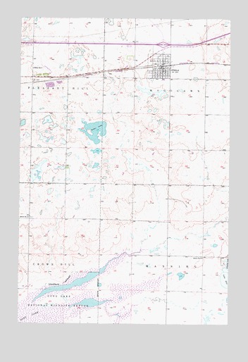 Steele, ND USGS Topographic Map