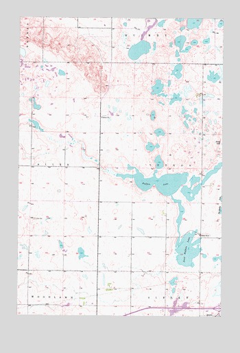 Steele NE, ND USGS Topographic Map
