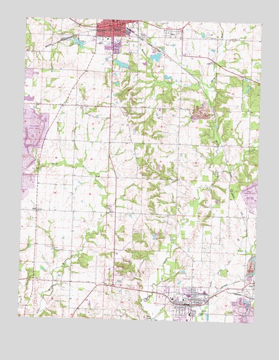 Steeleville, IL USGS Topographic Map