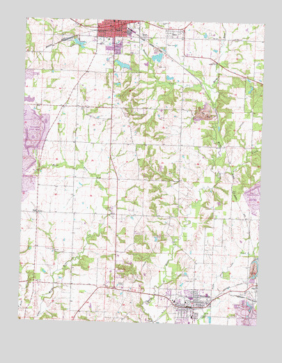 Steeleville, IL USGS Topographic Map